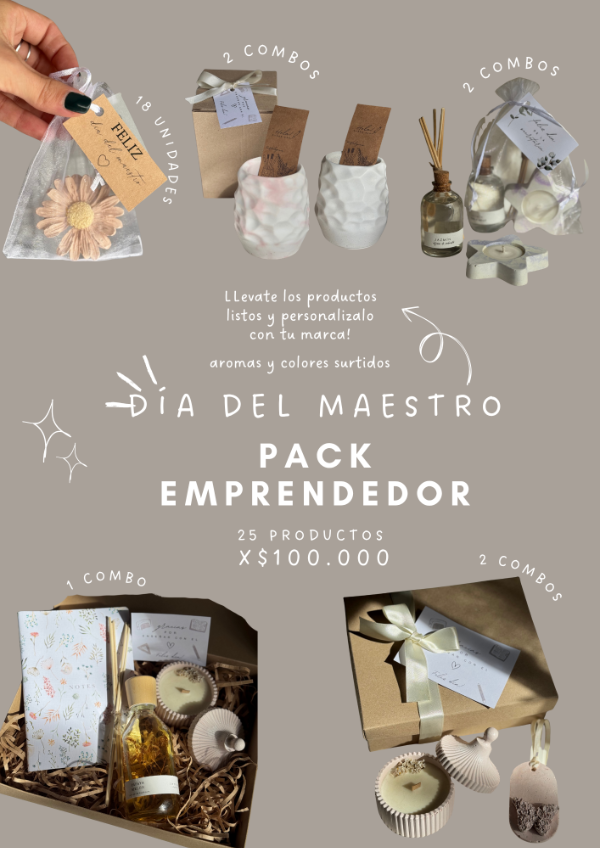 Producto - PACK EMPRENDEDOR #2- Especial día del maestro