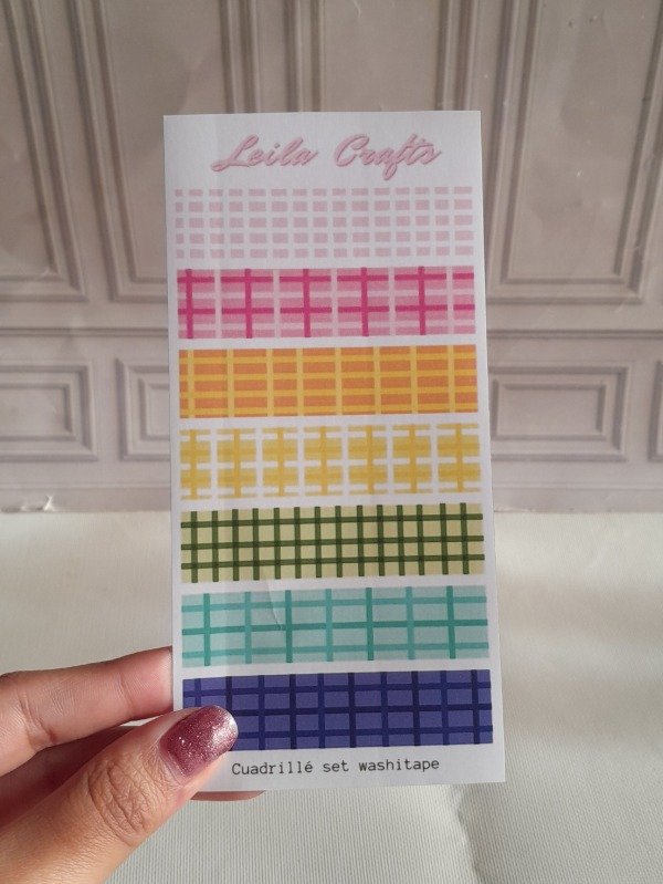Producto - Cuadrille - plancha washi