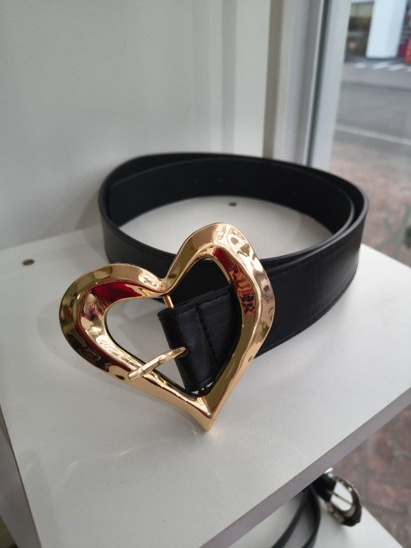 Producto - Cinto corazon dorado