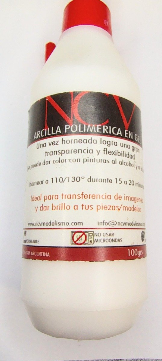 Producto - Arcilla polimérica líquida NCV TRASLÚCIDA 100ml