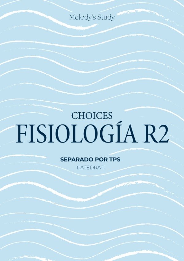 Producto - Choices de Fisiología R2 TPS SEPARADOS