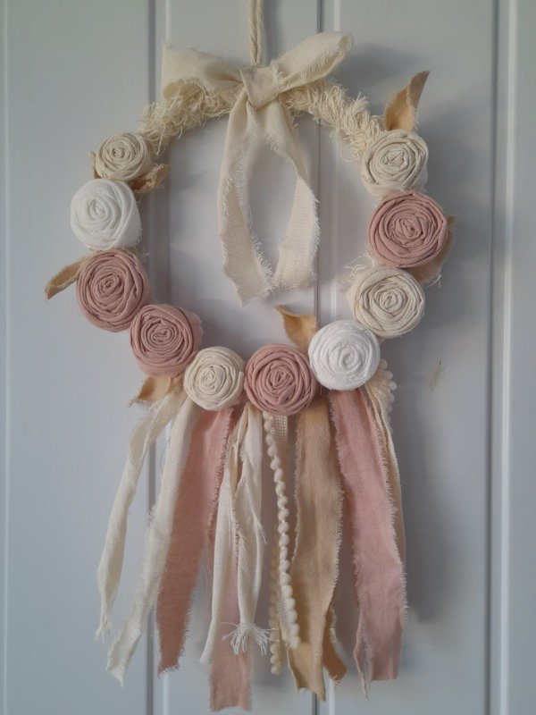 Producto - Colgante rosa con flores