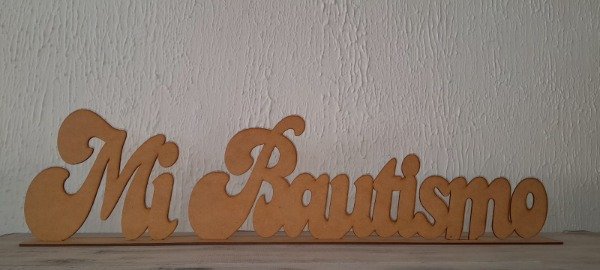 Producto - Cartel para mesa crudo 20cm x 80cm