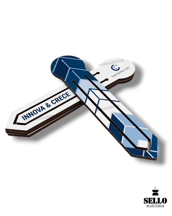 Producto - SEÑALADOR MADERA CRISTAL PERSONALIZADO