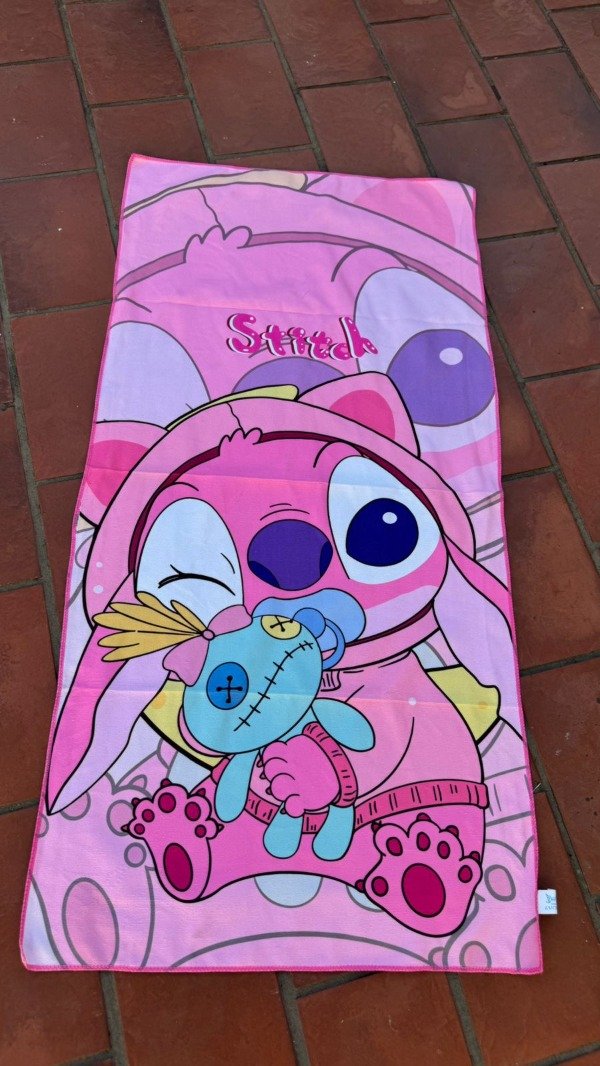 Producto - Toallon microfibra Stitch y Angela