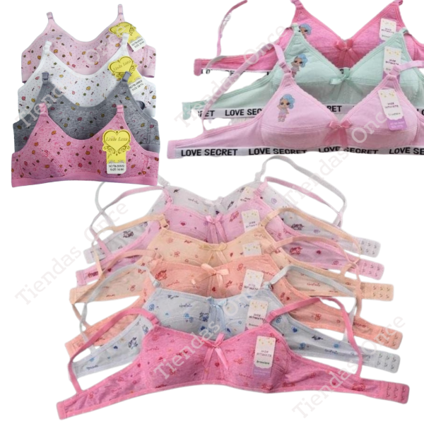 Producto - Corpiño juvenil semi/armado - Por docena