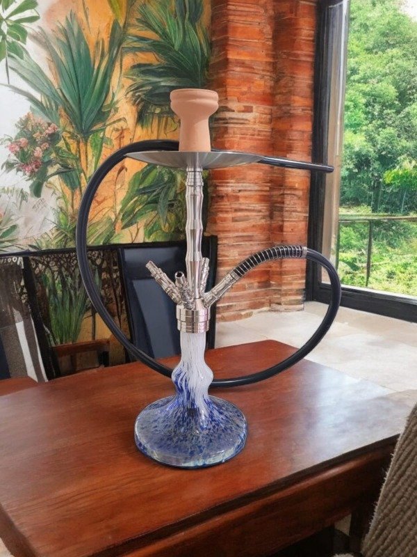 Producto - Narguile Shisha- Acero 4 Mangueras Premiun