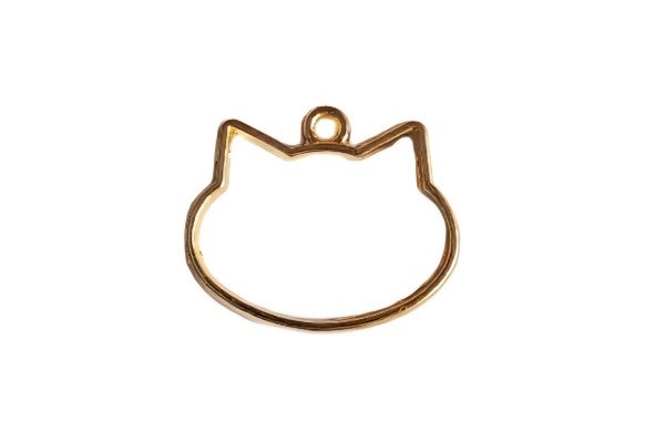 Producto - Dijes Bisel Gato Dorado
