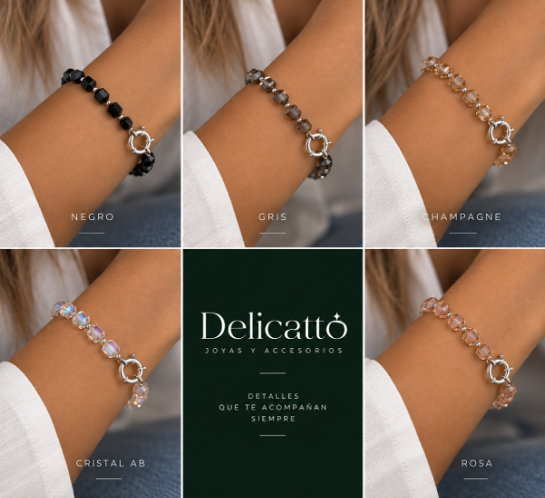 Producto - Pulsera Maxi cubo plata925 - 0