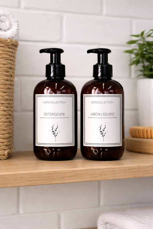 Producto - Combo de 2 dispenser plastico 250 ml ambar
