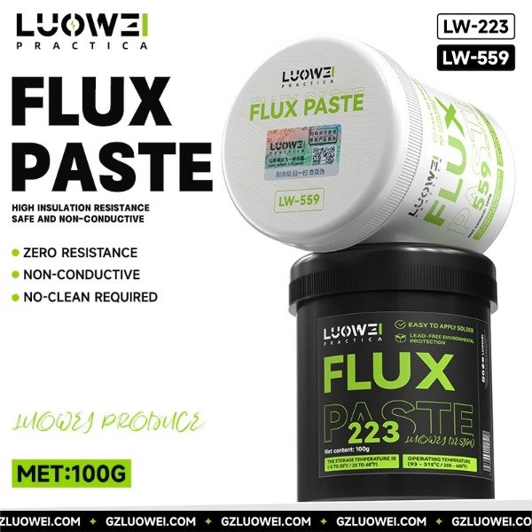 Producto - Flux en pote 100g LuoWei LW-223