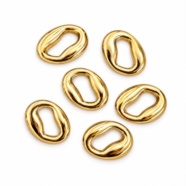 Producto - Set x6 Anillos de sujeción para Pañuelos Golden - 0