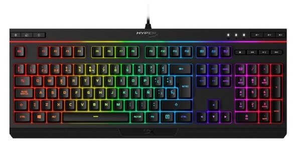 Producto - Teclado c/Cable HYPERX Alloy Core RGB LA Negro