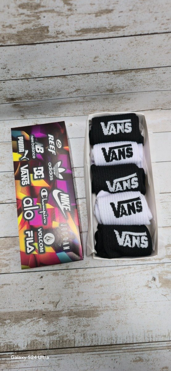 Producto - Caja de 5 pares de medias vans modelo 1