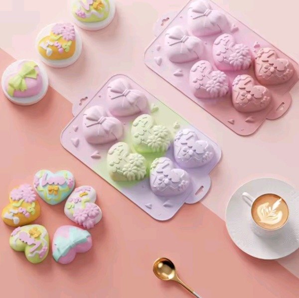 Producto - Molde x 6 corazones paris