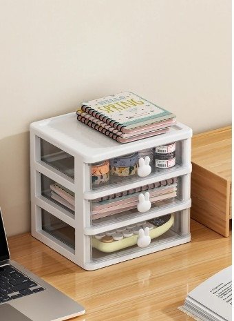 Producto - Organizador Cajonera Diseño Agarre Conejito Blanco
