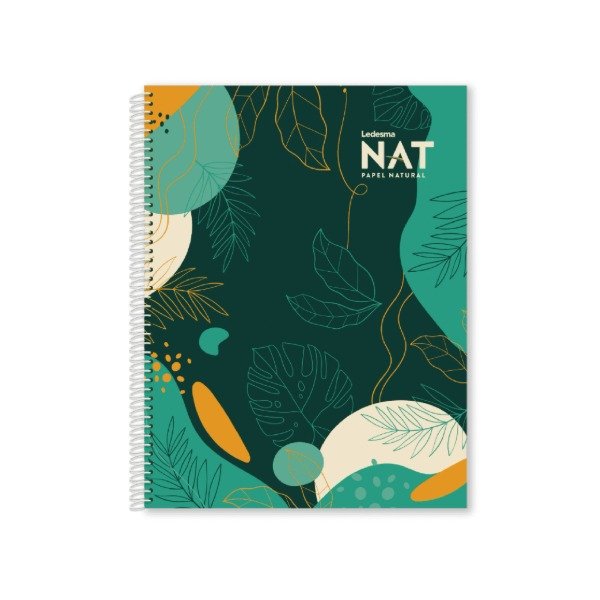 Producto - CUADERNO LEDESMA NAT 16/21 C/ESPIRAL X 70 HJS. RAYADO - 2