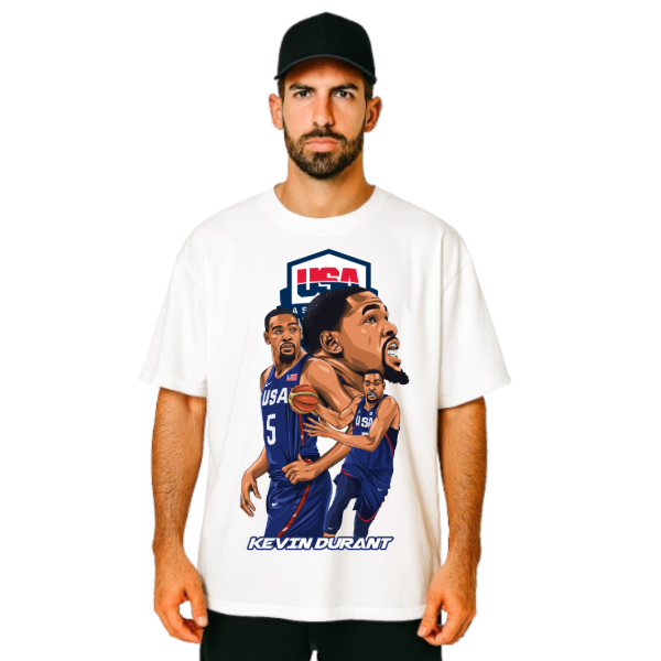 Producto - Remera Oversize DigitalArt Kevin Durant USA