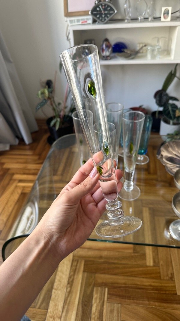 Producto - Juego de copas altas con murano