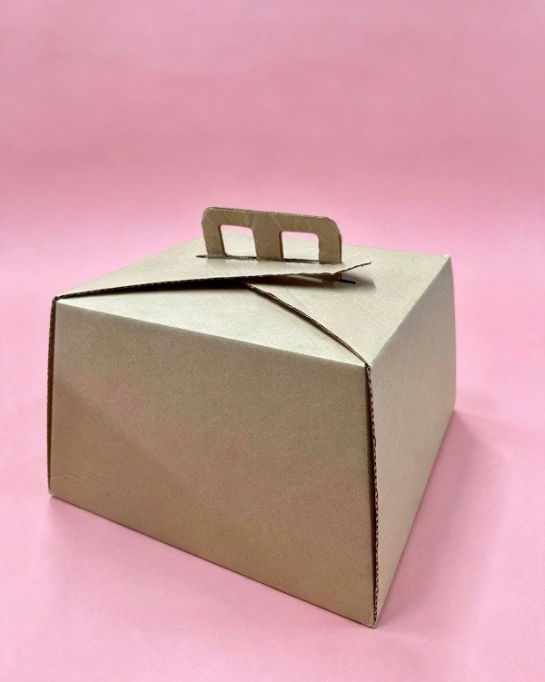 Producto - MALETIN PARA TORTA KRAFT -COD 220   25X15X25 - 0
