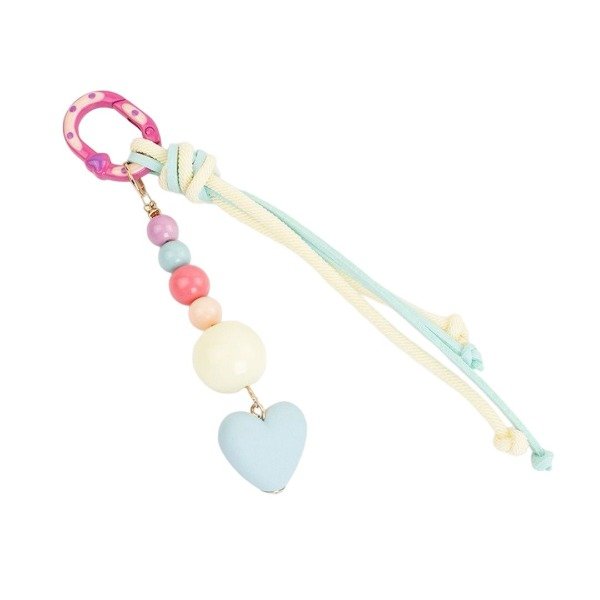 Producto - Llavero cordón Corazón Celeste