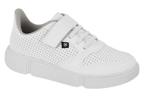 Producto - ZAPATILLA MOLEKINHO BLANCA CON ABROJO/CORDON ELASTICO