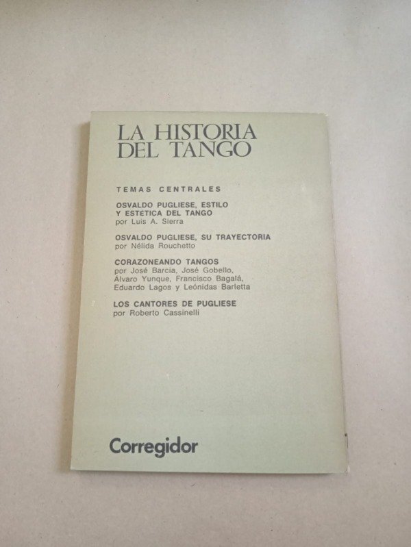 Producto - La historia del tango Pugliese - Luis Adolfo Sierra - Corregidor 1979 - 1