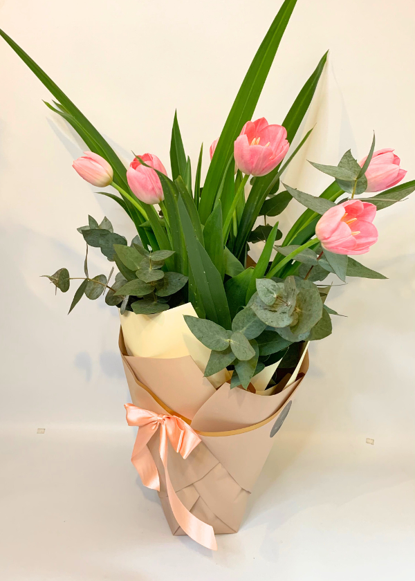 Producto - Ramo de Tulipanes en base