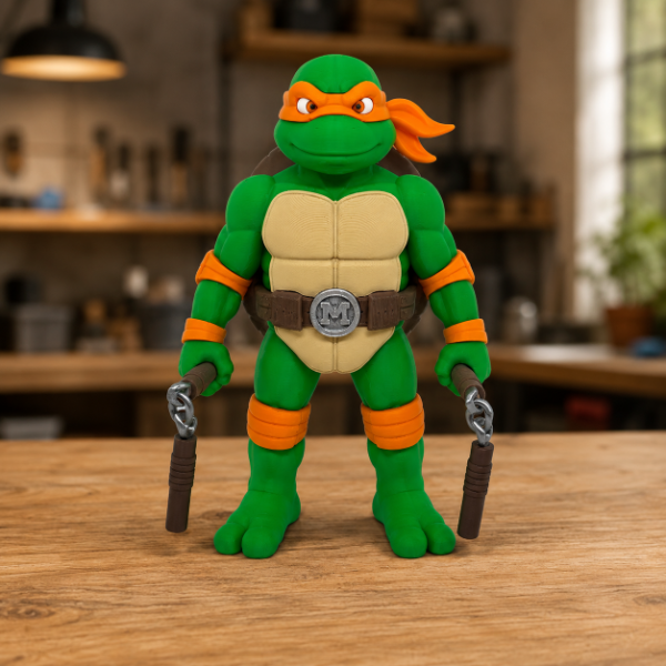 Producto - Figuras Coleccionables 3D Tortugas Ninja de 30 cm - 4