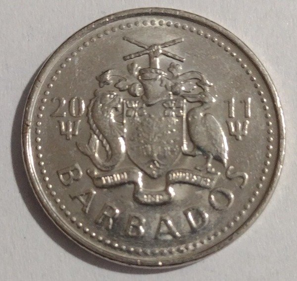 Producto - Barbados 25 cents 2011 - 1