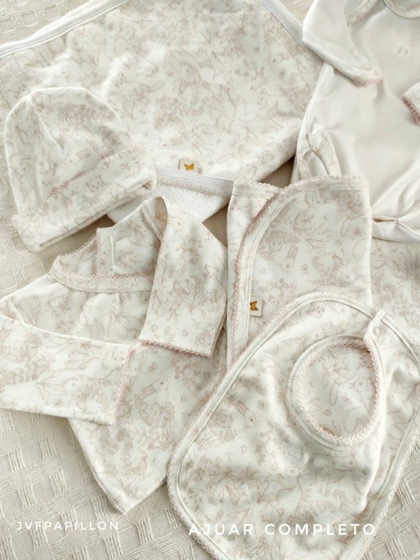 Producto - Ajuar completo Bosque rosa