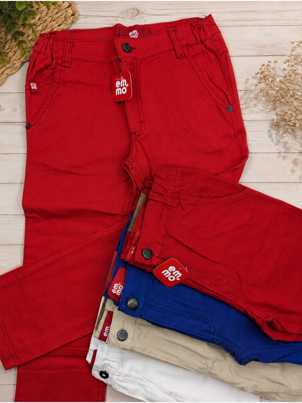 Producto - Pantalon de gabardina de varon bolsillo sastre (Talles 2-6-8-10-12)