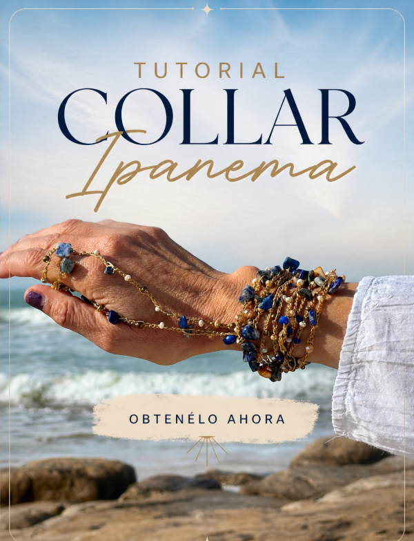 Producto - Tutorial Paso a Paso: Collar Ipanema Mil Vueltas Lapislázuli - Nivel Inicial