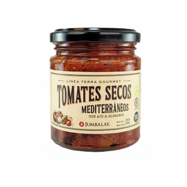 Producto - Tomates Secos Mediterráneos Con Ajo Y Albahaca - Jumbalay X200gr