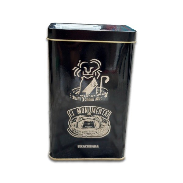 Producto - Art 1062 Lata cuadrada negra River plate