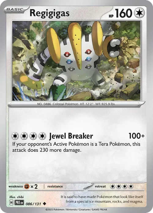 Producto - Regigigas - 086/131 - Prismatic Evolutions