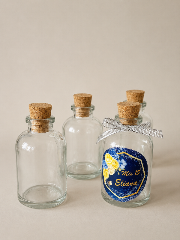 Producto - Frasco de vidrio personalizado
