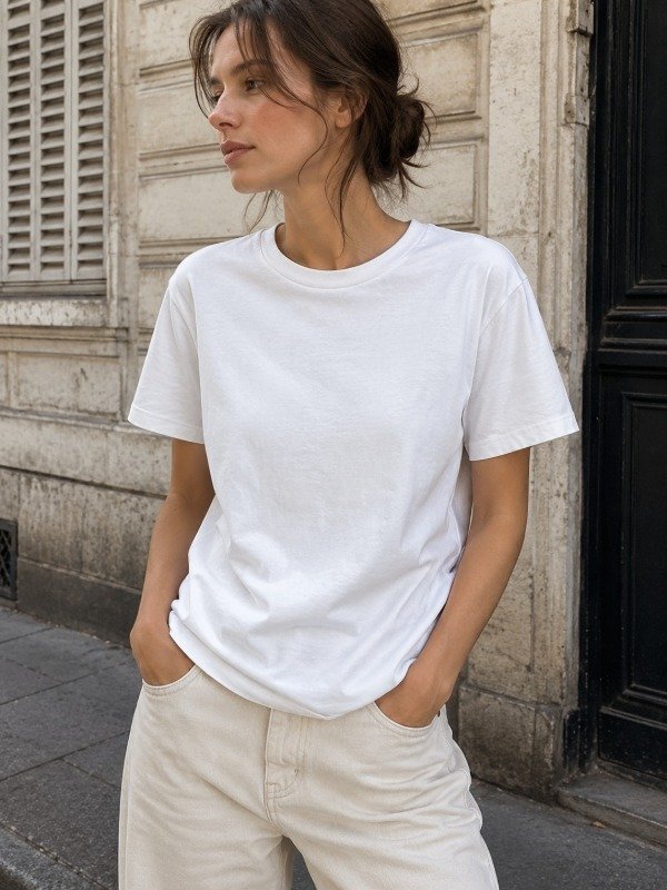 Producto - Remera Jazmin / Blanca
