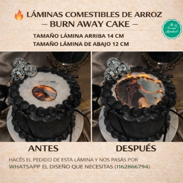 Producto - LAMINA COMESTIBLE DE ARROZ BURN AWAY