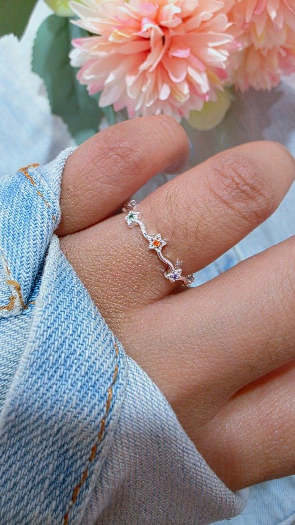 Producto - Anillos estrella cubic AB