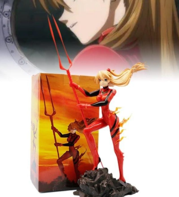 Producto - Diorama Asuka con Lanza de Longinus - Evangelion (36cm)