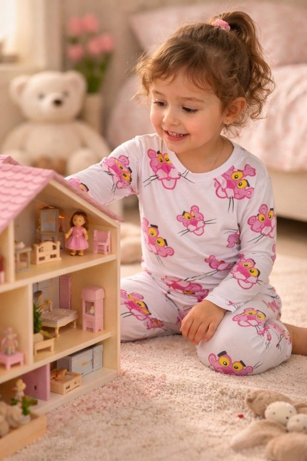 Producto - Conjunto invierno niños - Pantera Rosa