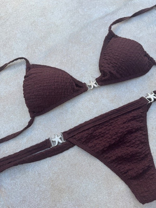 Producto - Bikini triple Estrella marron