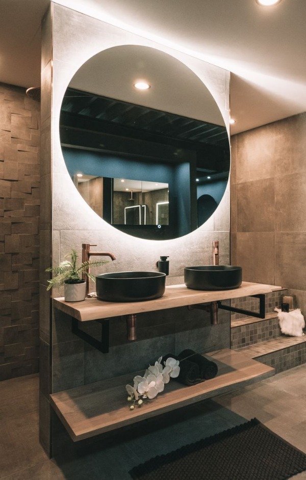 Producto - ESPEJO DE 1.0 METRO CIRCULAR  CON LED