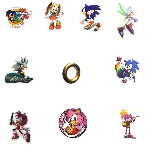 Producto - Stickers Sonic The Hedgehog Pack x 50 unidades - 3