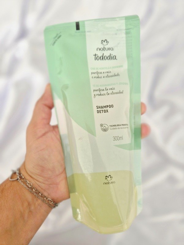 Producto - Repuesto Shampoo Detox Té de menta y jengibre 300 ml