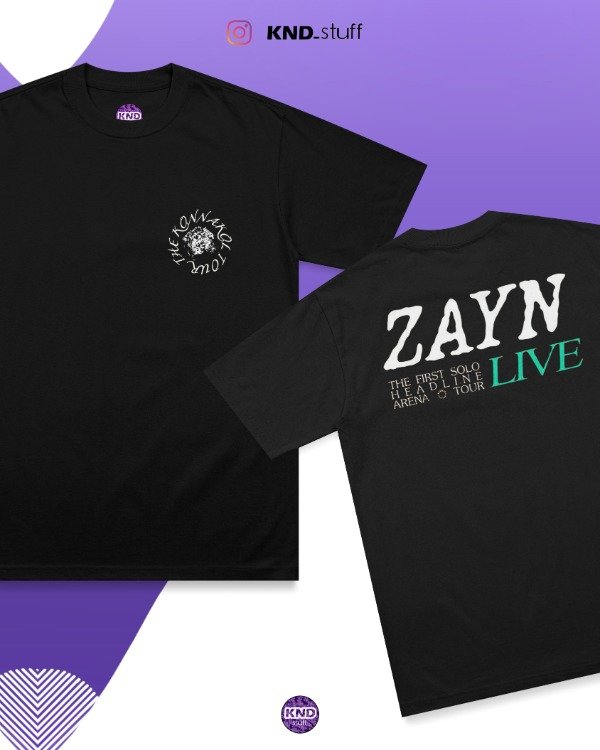 Producto - Remera zayn KONNAKOL tour - DTF