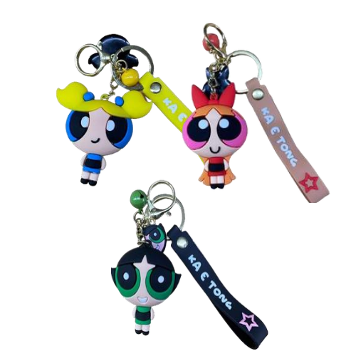 Producto - LLAVERO GOMA CHICAS SUPER PODEROSAS