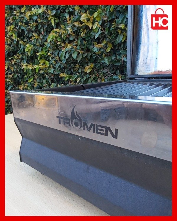 Producto - Parrilla eléctrica portátil  Tromen Angus E360 con tapa de acero inoxidable - 6