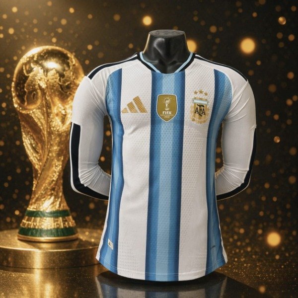 Producto - Camiseta Argentina 2026 Titular Player Manga Larga